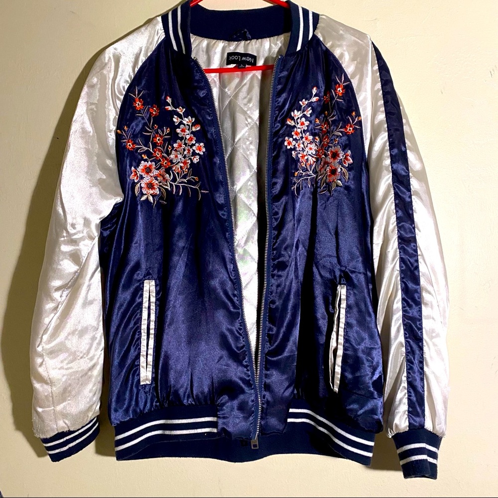 New Look Floral Puffer Jacket